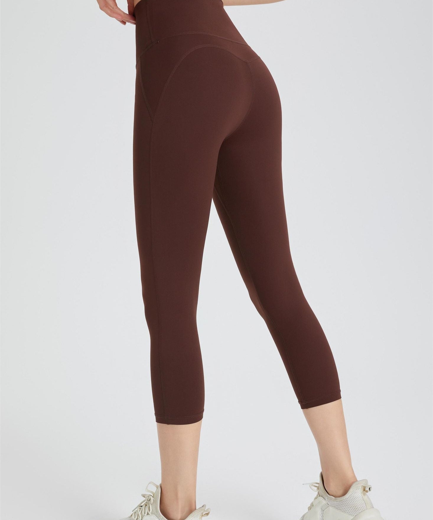 High-Rise Capri Leggings by bornfocus