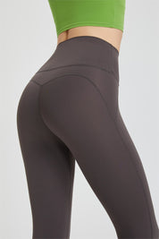 High-Rise Capri Leggings by bornfocus