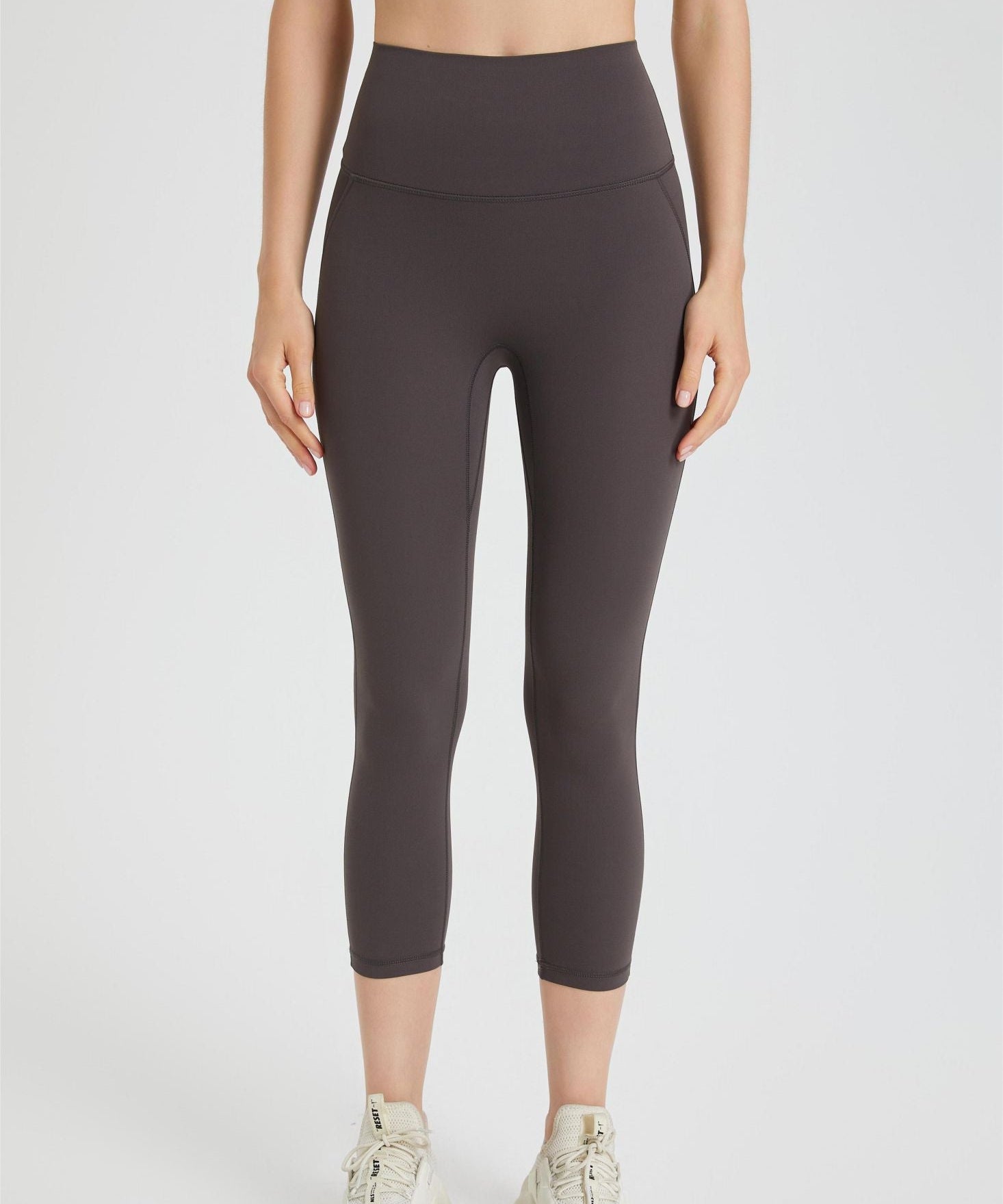 High-Rise Capri Leggings by bornfocus