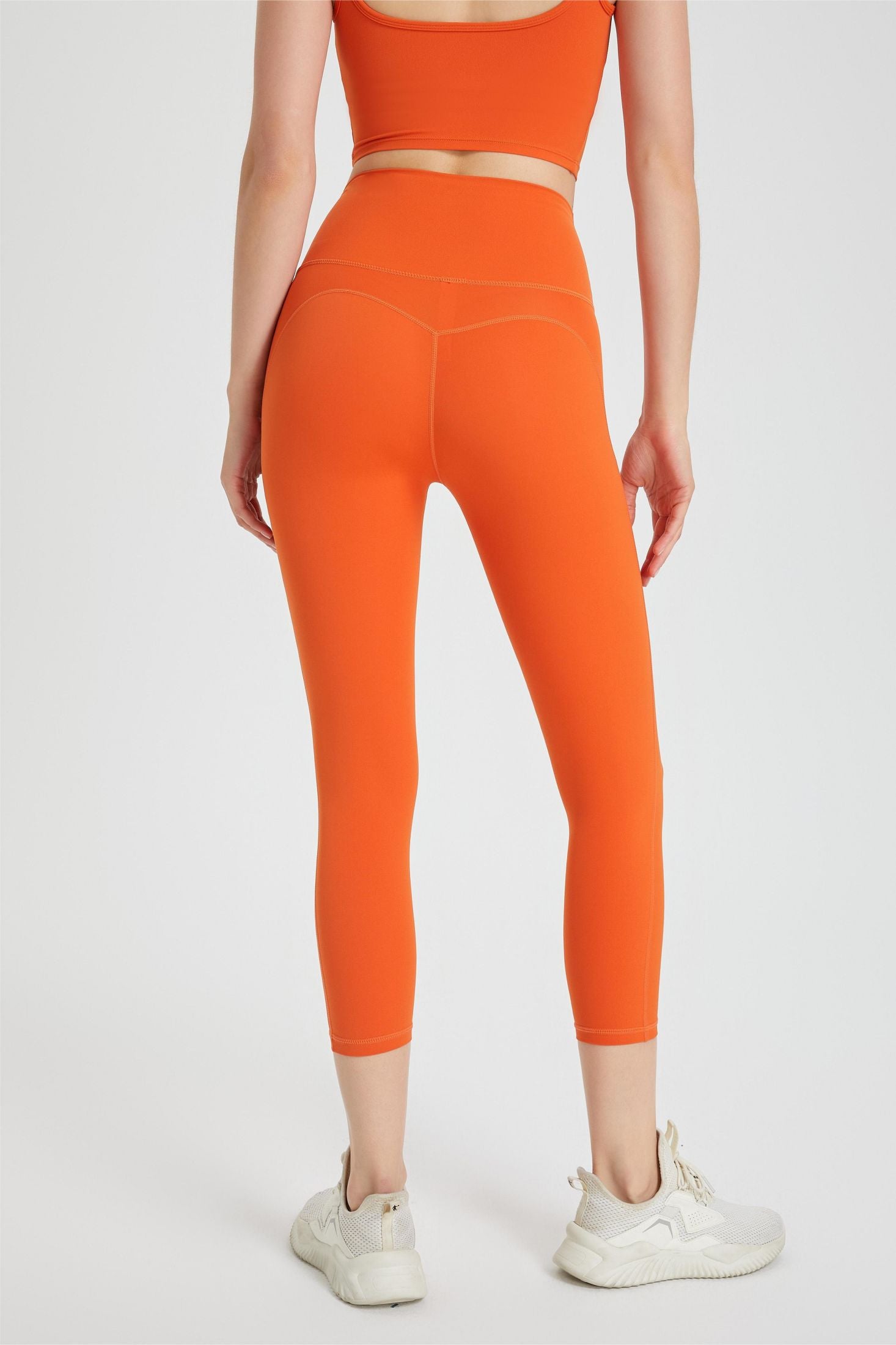 High-Rise Capri Leggings by bornfocus