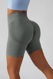 High-Rise Scrunch Bum Shorts by bornfocus