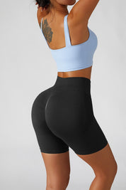 High-Rise Scrunch Bum Shorts by bornfocus