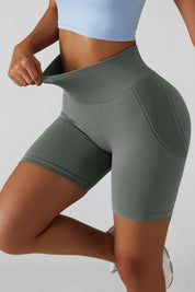 High-Rise Scrunch Bum Shorts by bornfocus