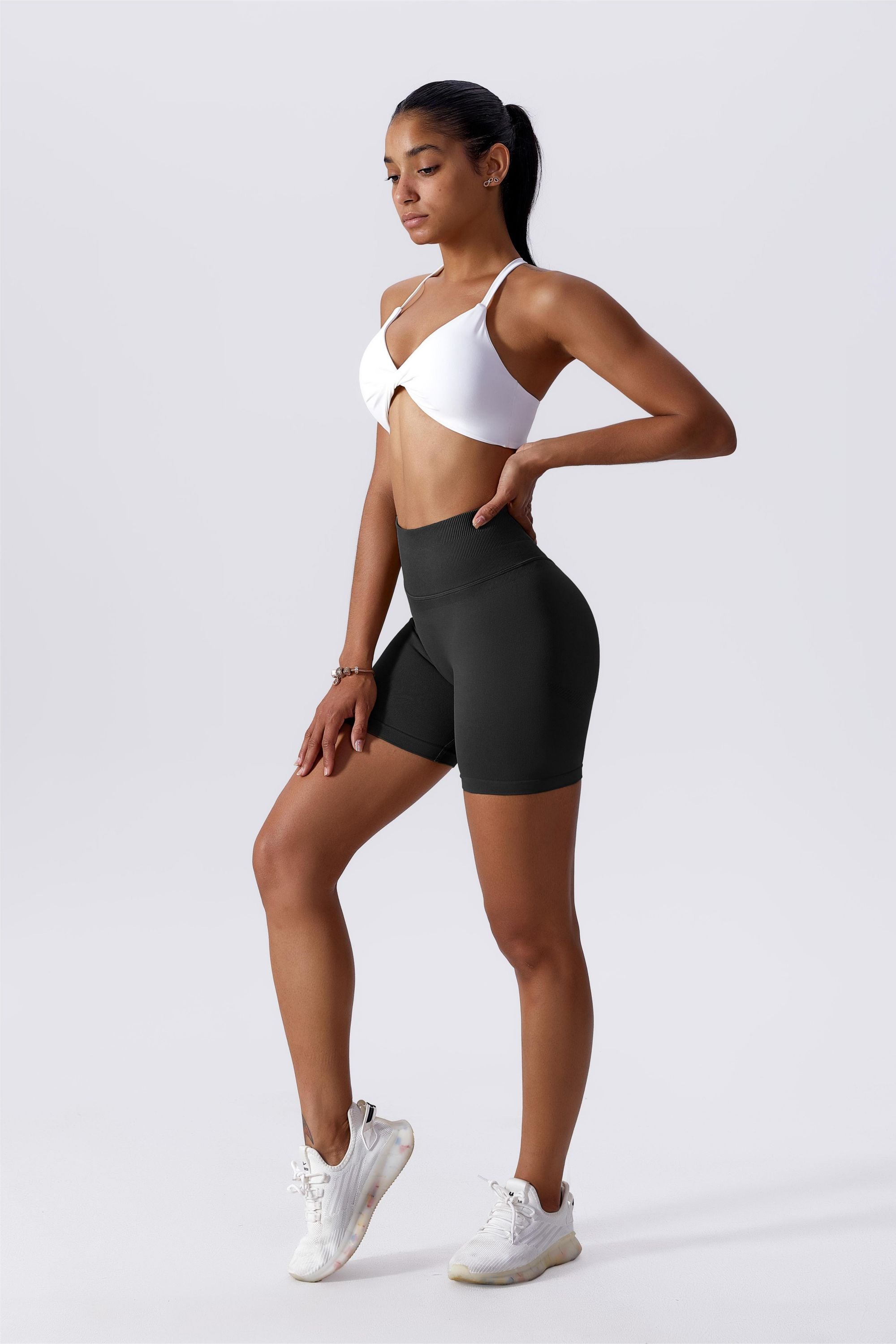 Butt Contour Seamless Scrunch Shorts by bornfocus