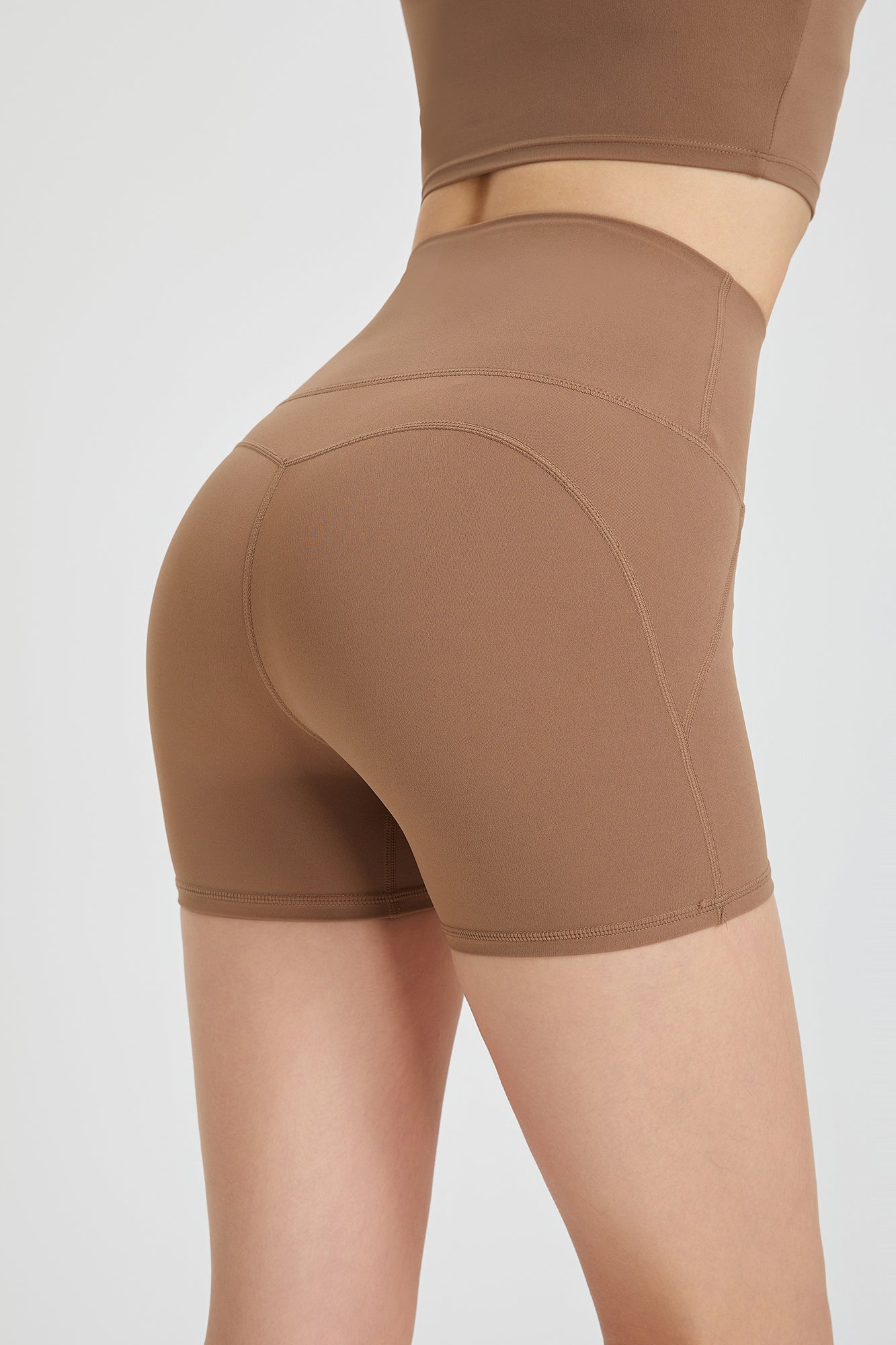 No Front Seam Mini Shorts by bornfocus