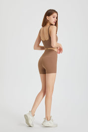 No Front Seam Mini Shorts by bornfocus