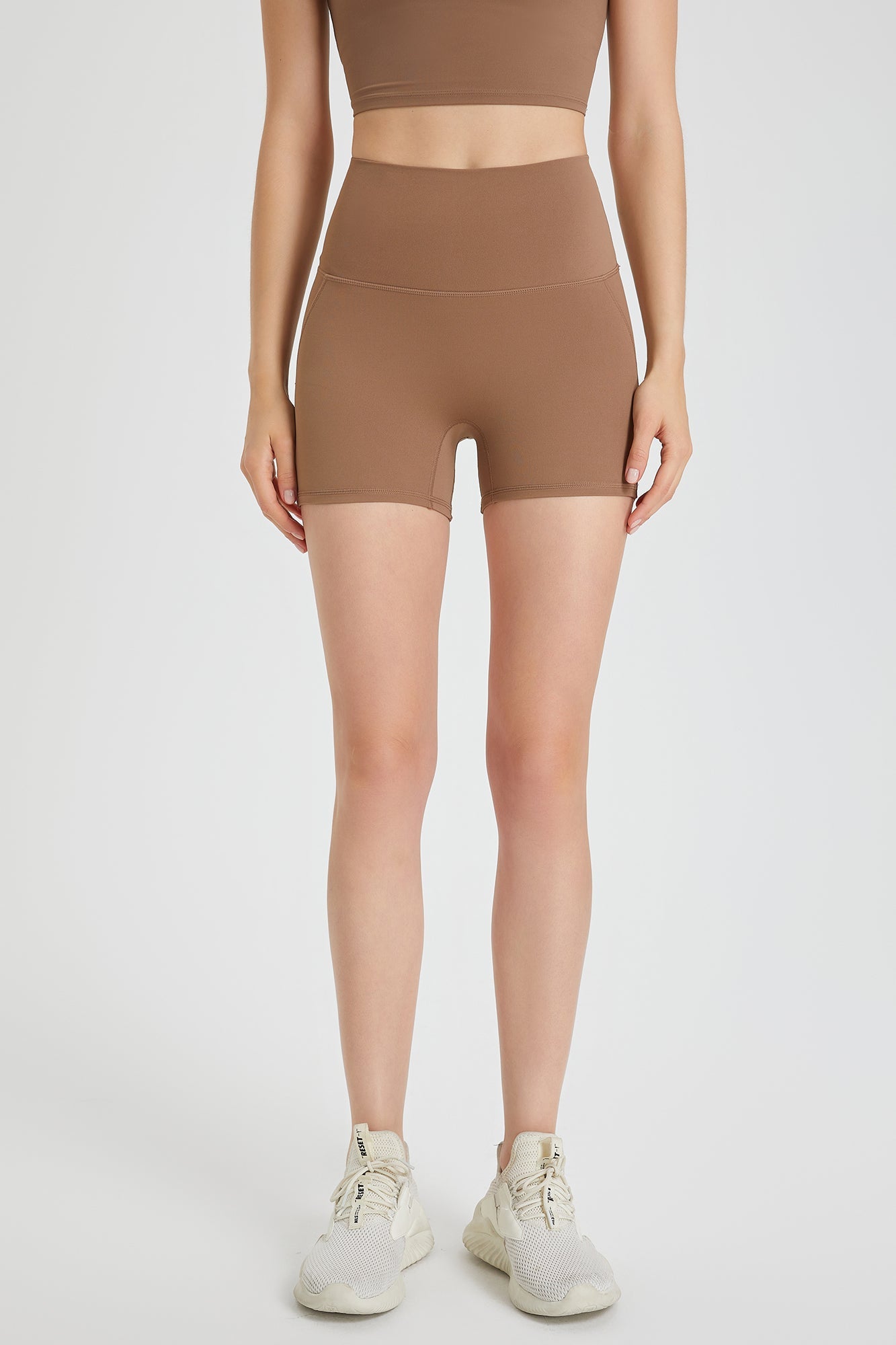 No Front Seam Mini Shorts by bornfocus