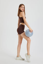 No Front Seam Mini Shorts by bornfocus