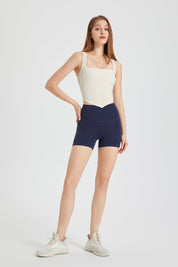 No Front Seam Mini Shorts by bornfocus