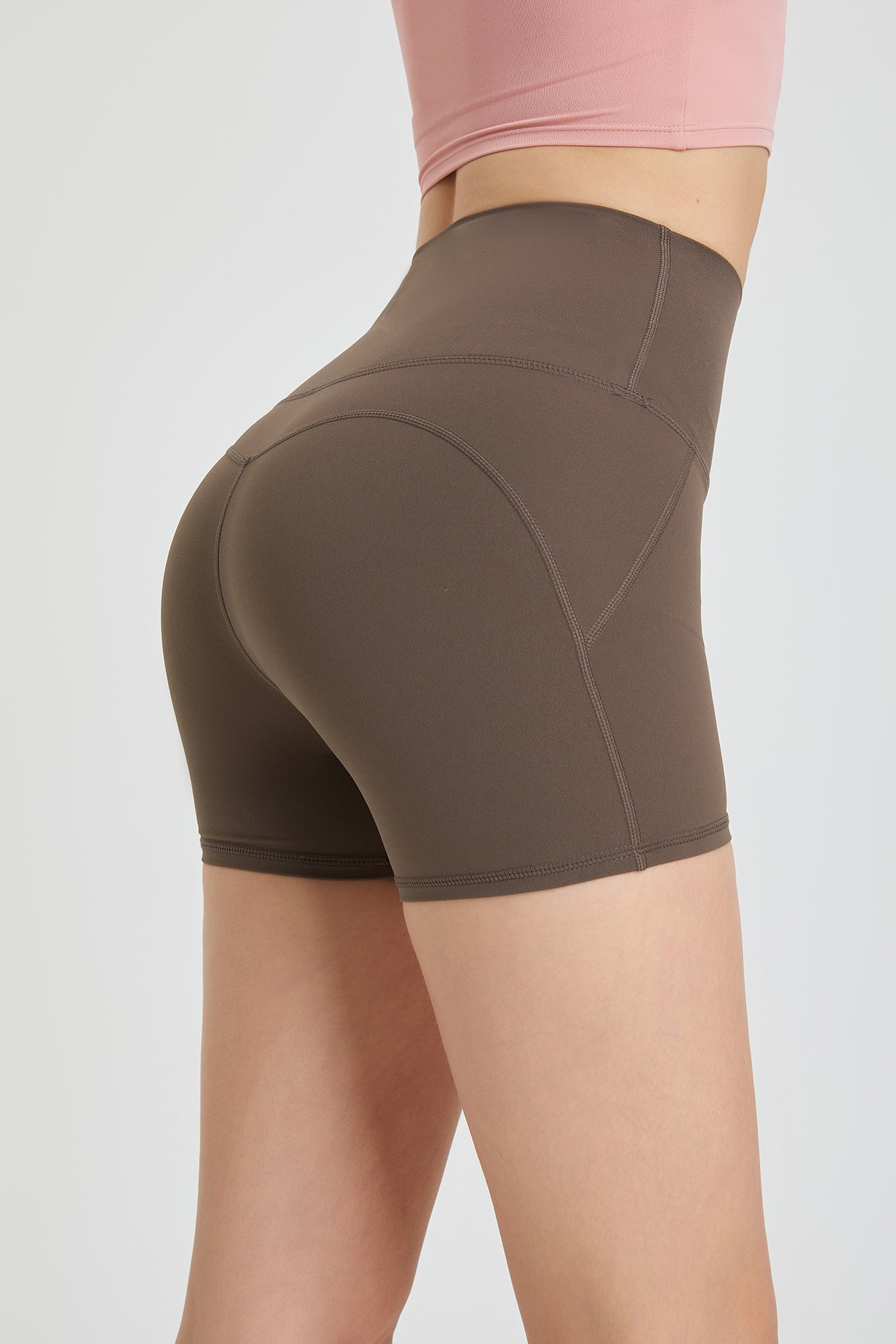 No Front Seam Mini Shorts by bornfocus
