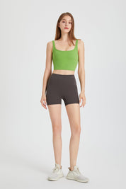 No Front Seam Mini Shorts by bornfocus