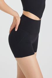 No Front Seam Mini Shorts by bornfocus
