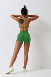 Seam Free Scrunch Mini Shorts by bornfocus