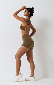 Seam Free Scrunch Mini Shorts by bornfocus