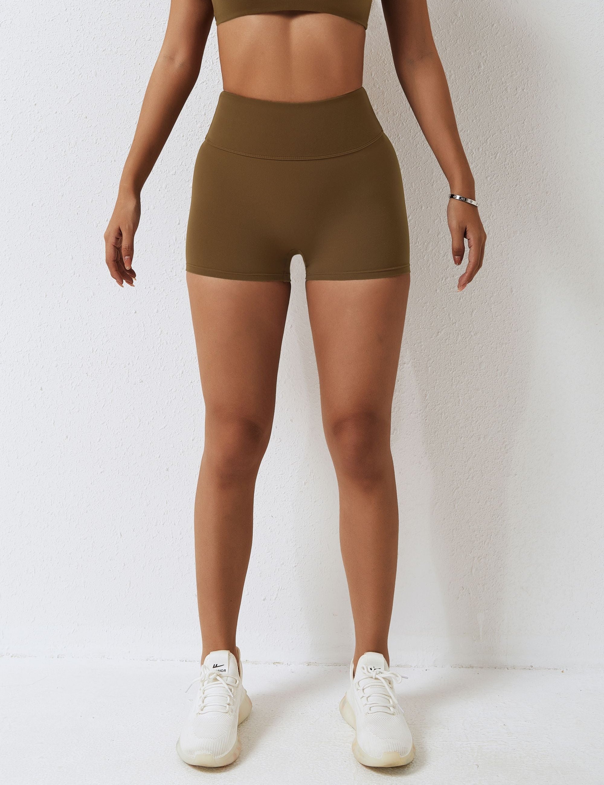 Seam Free Scrunch Mini Shorts by bornfocus