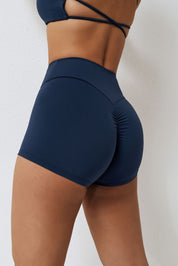 Seam Free Scrunch Mini Shorts by bornfocus