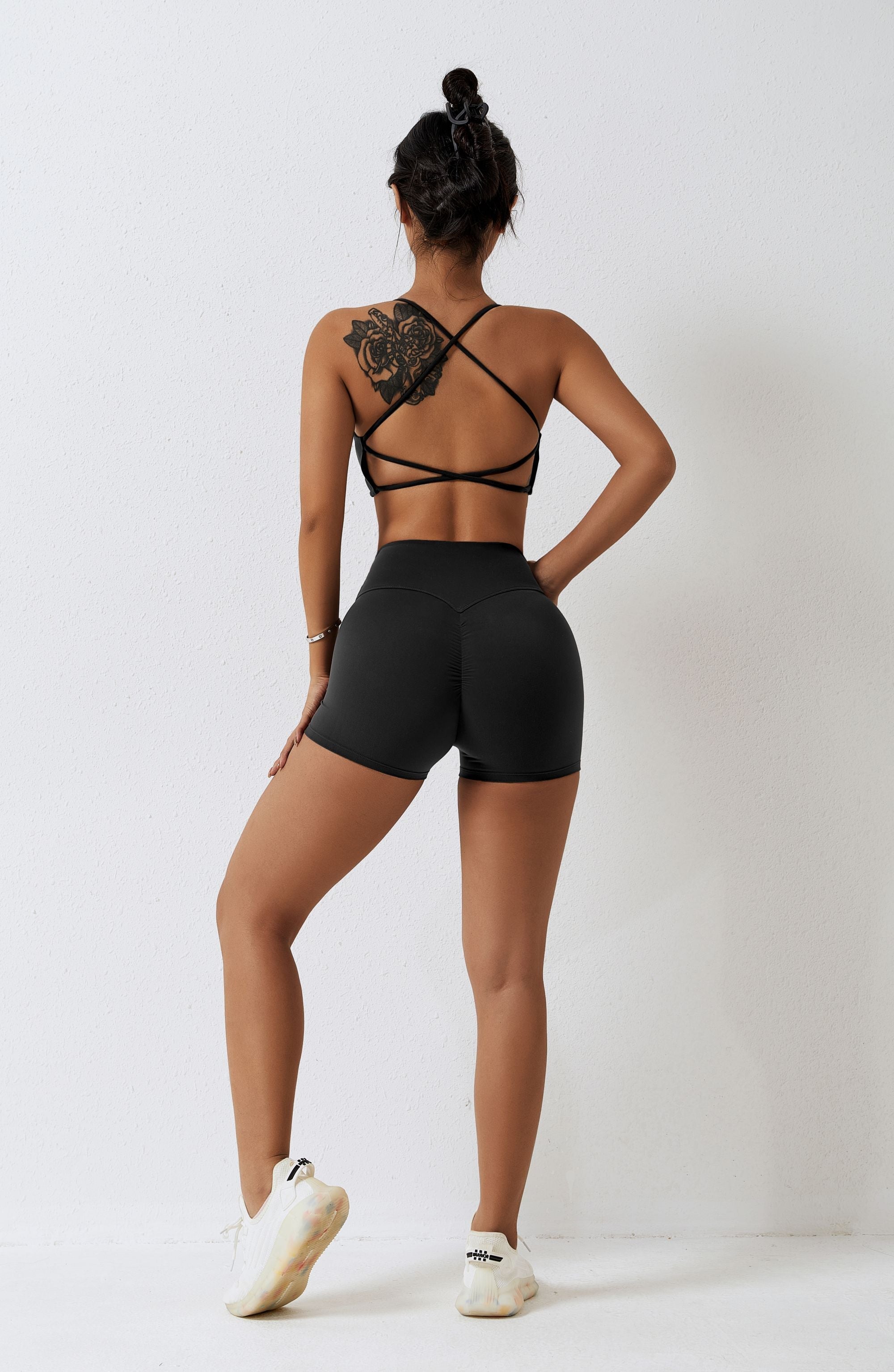 Seam Free Scrunch Mini Shorts by bornfocus