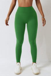 High-Waist Seam Free Scrunch Leggings by bornfocus