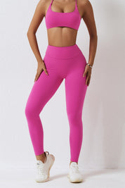 High-Waist Seam Free Scrunch Leggings by bornfocus