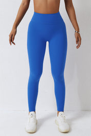 High-Waist Seam Free Scrunch Leggings by bornfocus