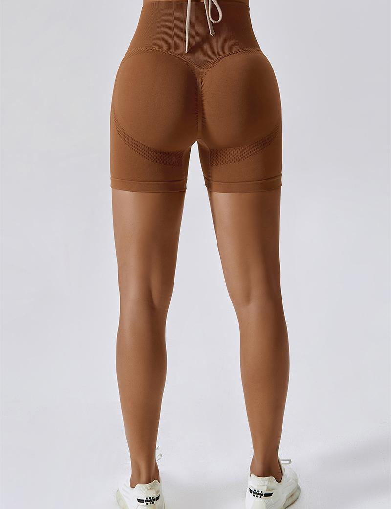 Contour Scrunch Butt Biker Shorts by bornfocus