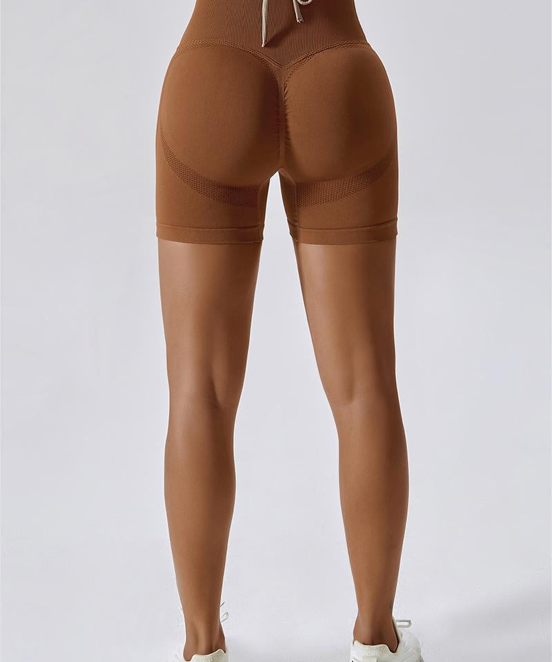 Contour Scrunch Butt Biker Shorts by bornfocus