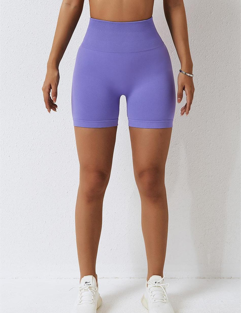 High Rise Scrunch-Butt Shorts by bornfocus