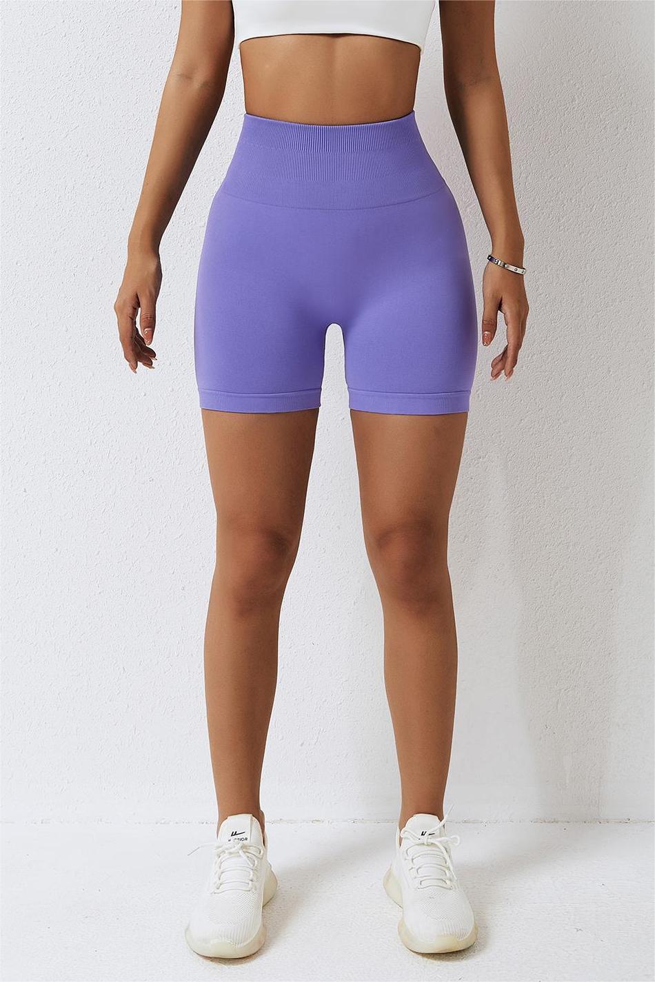 High Rise Scrunch-Butt Shorts by bornfocus