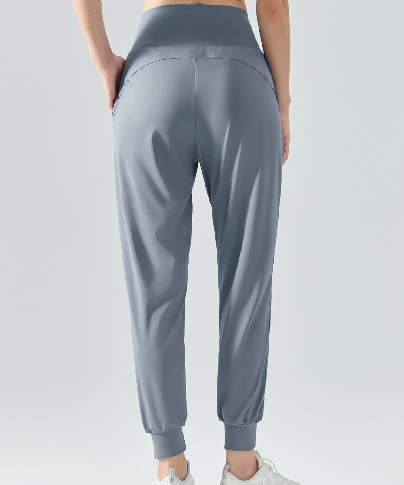 Tummy Control Tapered Pants by bornfocus