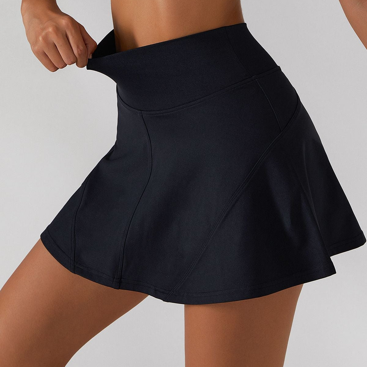 Pleated Tennis Skirt Built in Liner Shorts by bornfocus