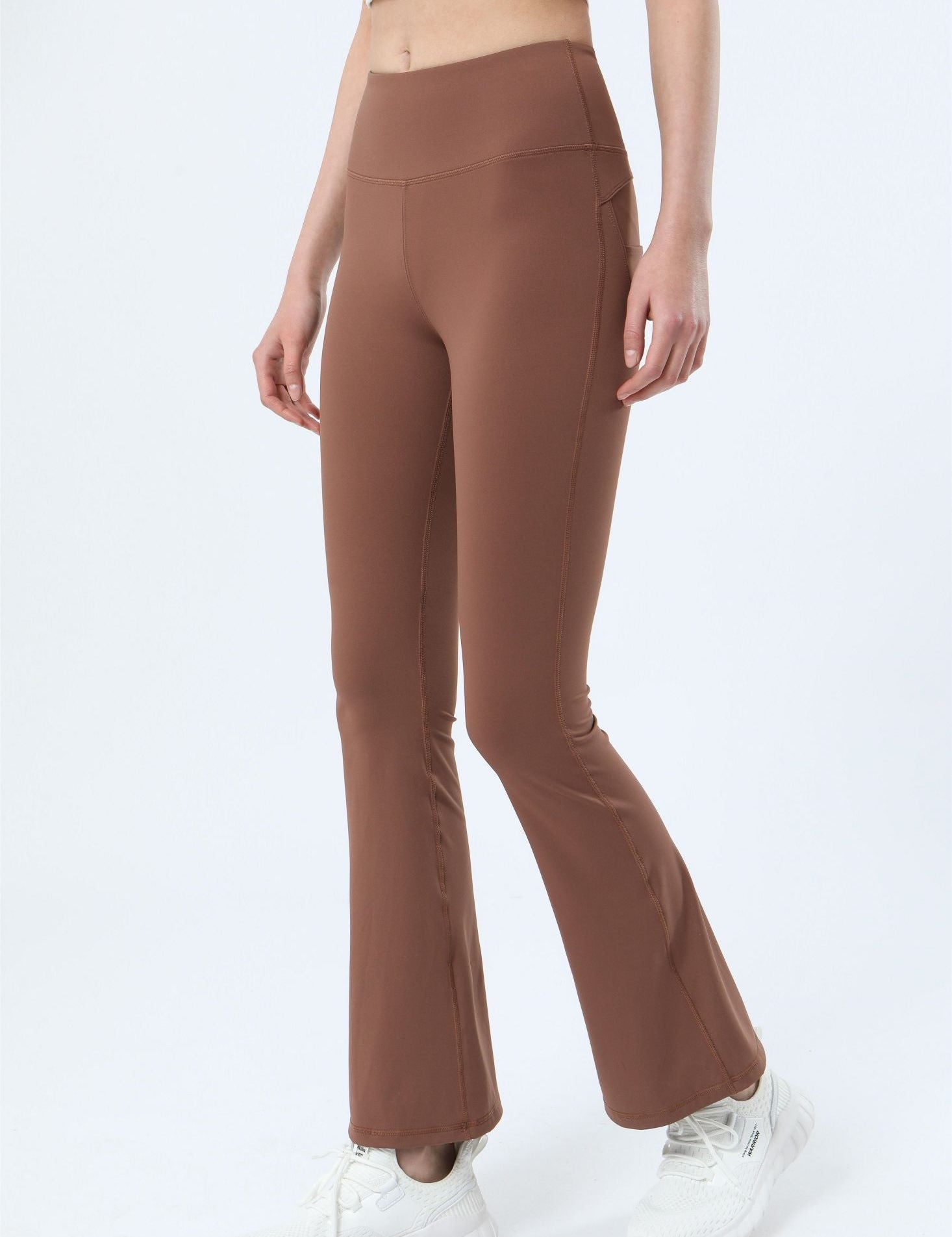 High-Rise Flare Pants by bornfocus