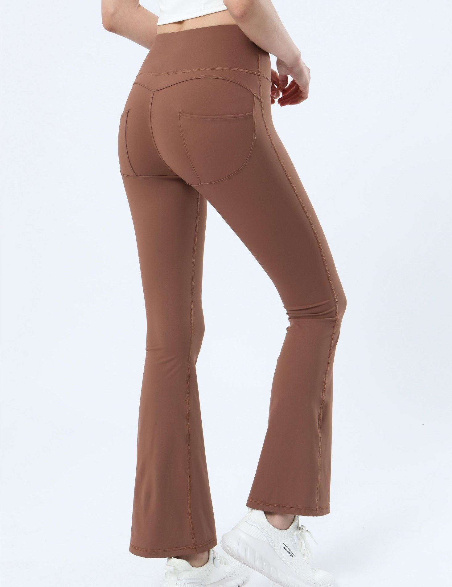 High-Rise Flare Pants by bornfocus