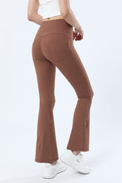 High-Rise Flare Pants by bornfocus