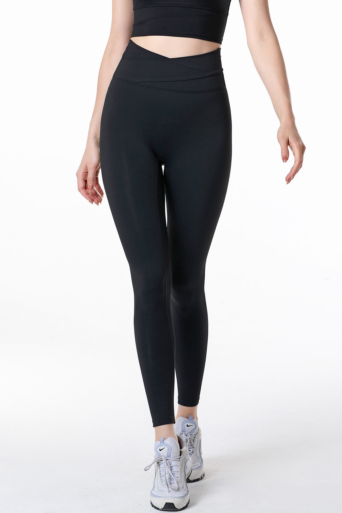 High-Rise Colorblock Multi Sport Leggings by bornfocus