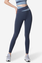 High-Rise Colorblock Multi Sport Leggings by bornfocus