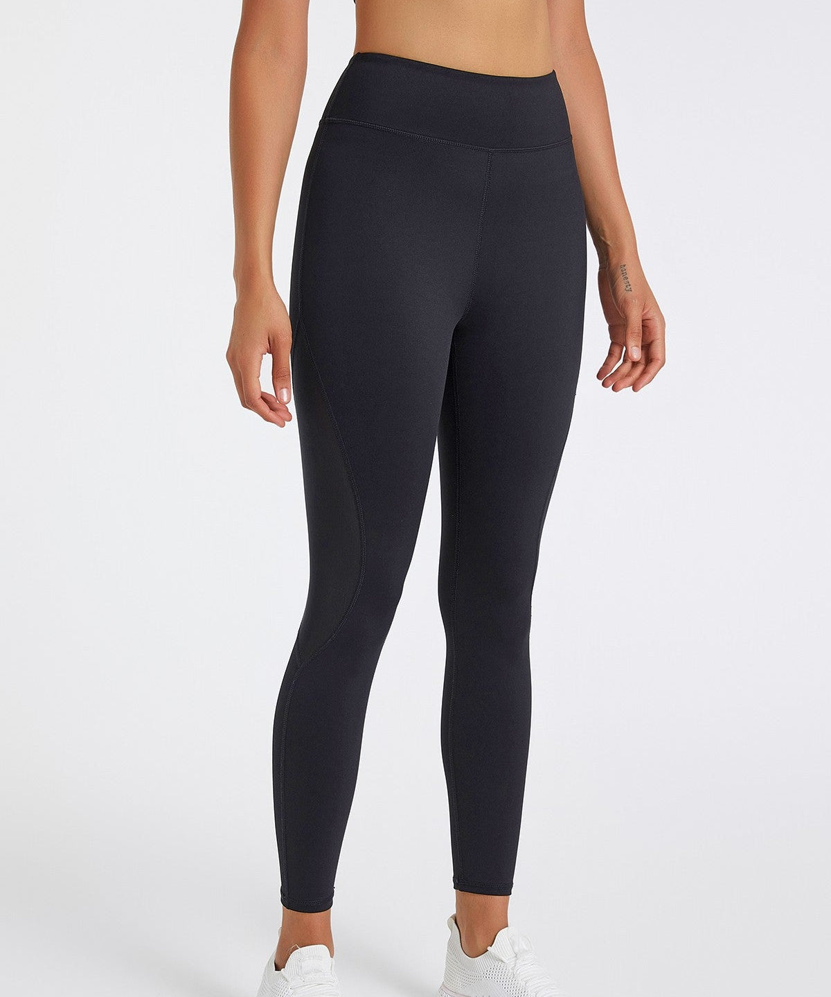 High Rise Gym Legging with Mesh Inserts by bornfocus