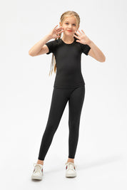 High-Rise Yoga Leggings for Girls by bornfocus
