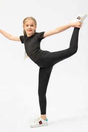 High-Rise Yoga Leggings for Girls by bornfocus
