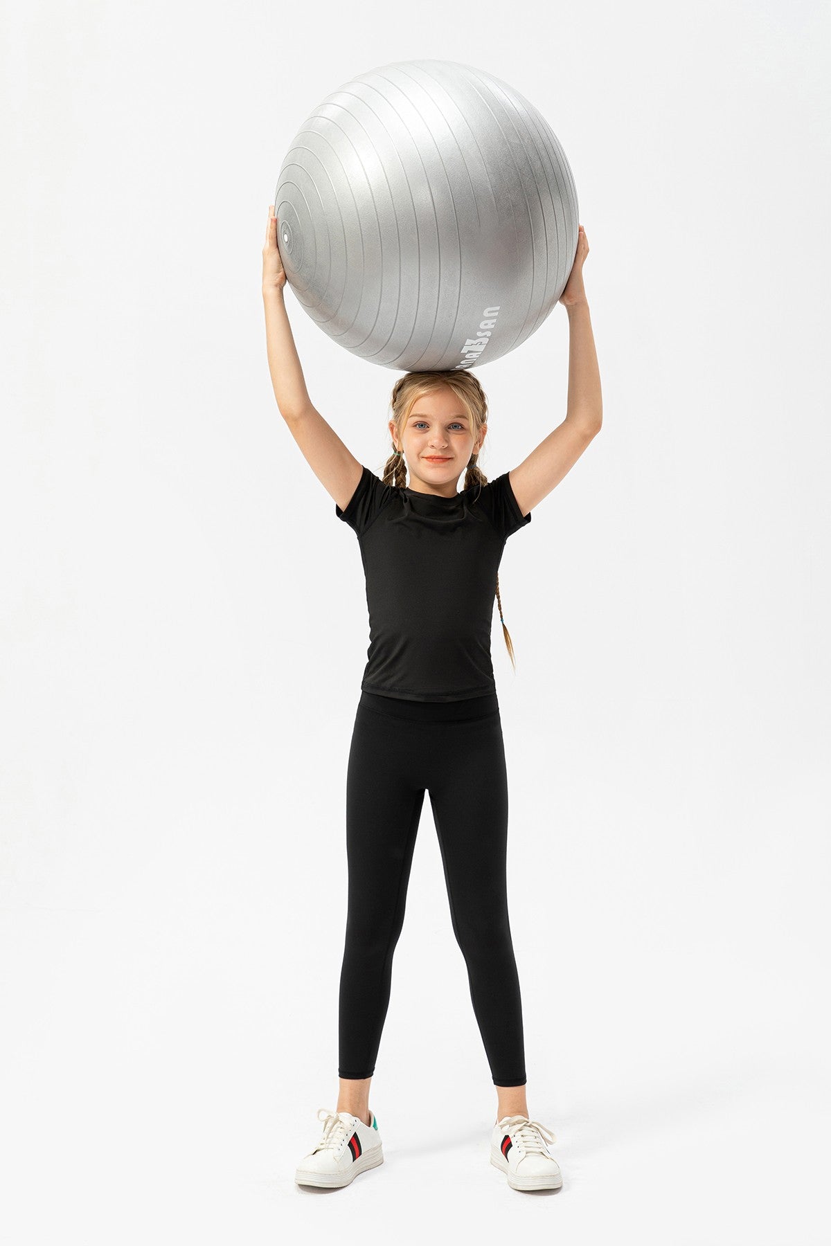 High-Rise Yoga Leggings for Girls by bornfocus
