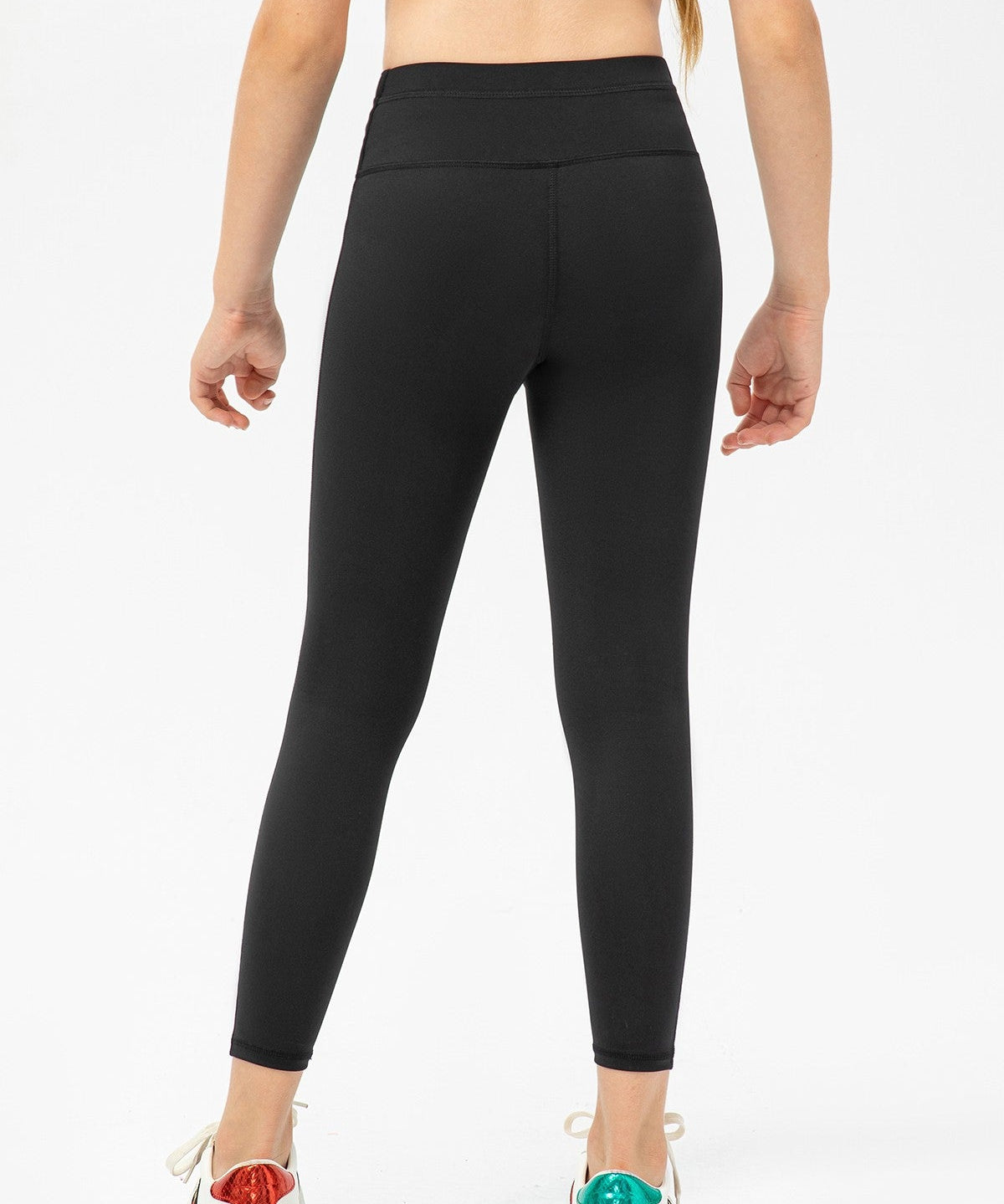 High-Rise Yoga Leggings for Girls by bornfocus