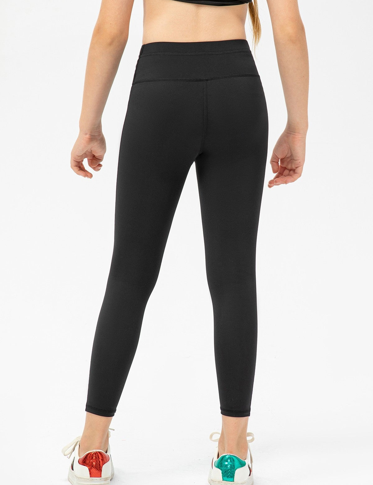 High-Rise Yoga Leggings for Girls by bornfocus