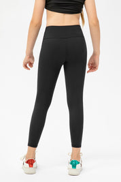 High-Rise Yoga Leggings for Girls by bornfocus