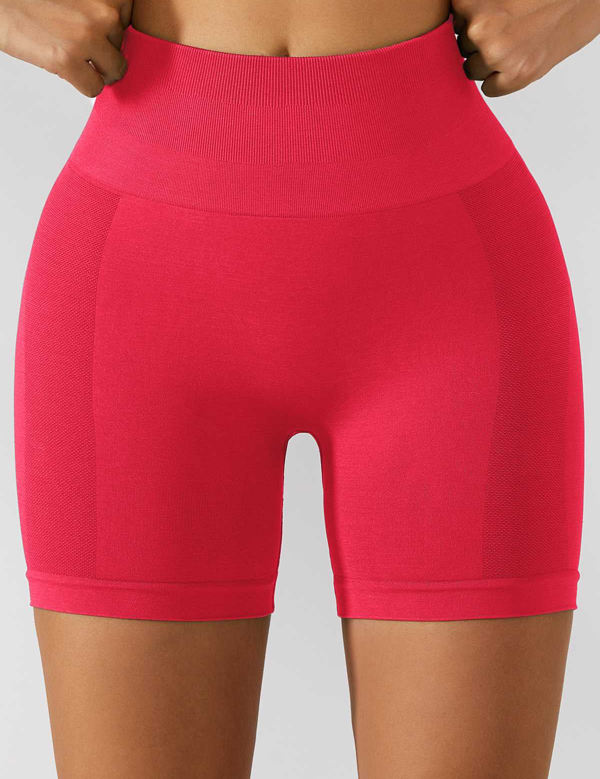 High-Rise Scrunch Butt Biker Shorts by bornfocus