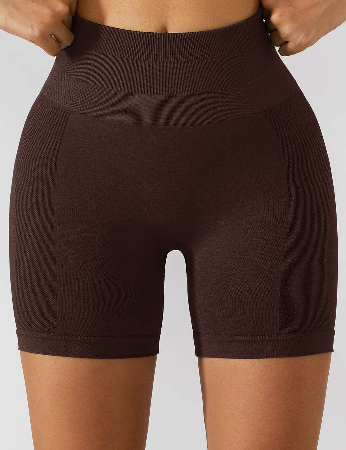 High-Rise Scrunch Butt Biker Shorts by bornfocus