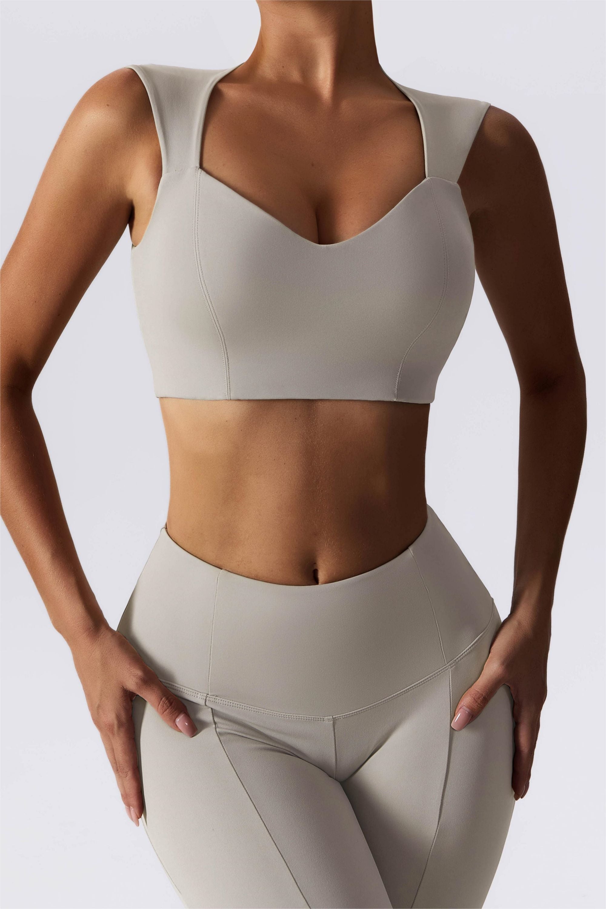 Joint Straps Sports Crop Top by bornfocus