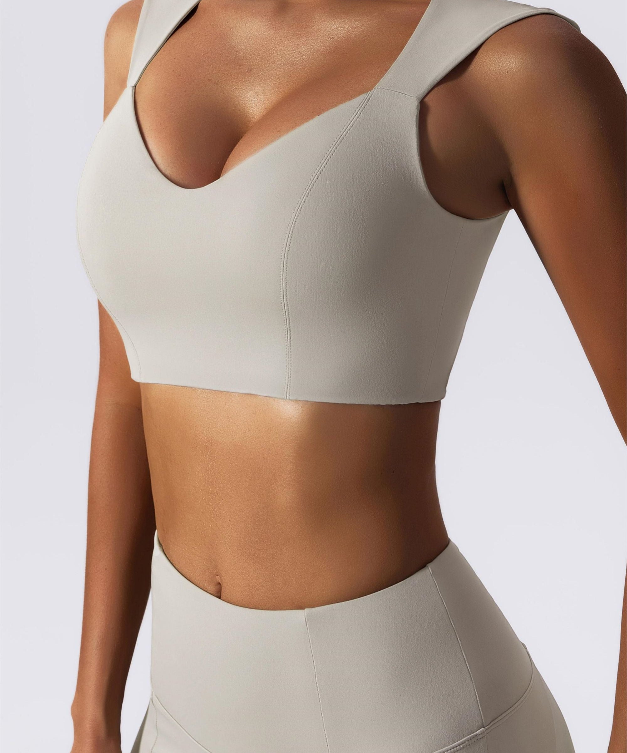 Joint Straps Sports Crop Top by bornfocus