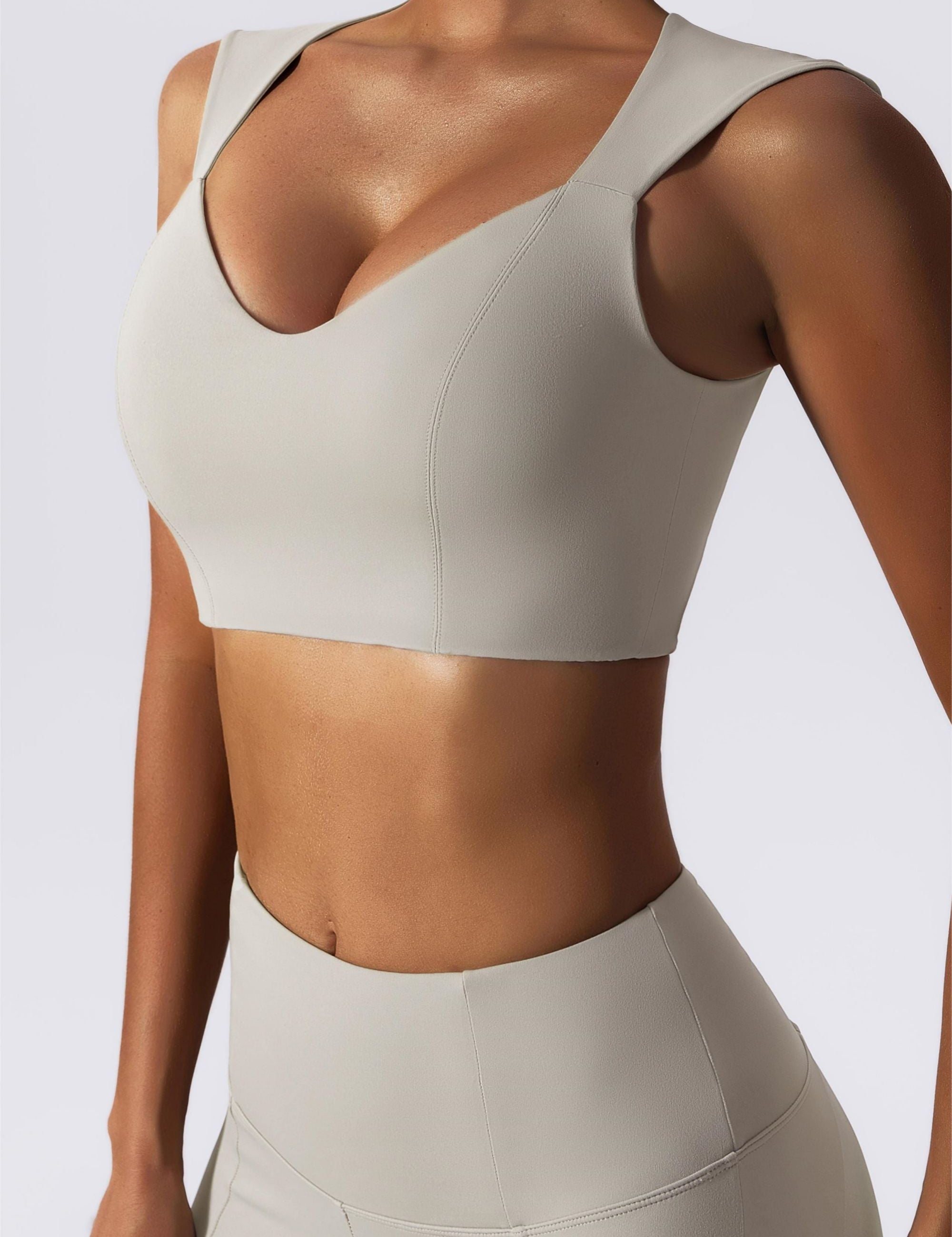 Joint Straps Sports Crop Top by bornfocus