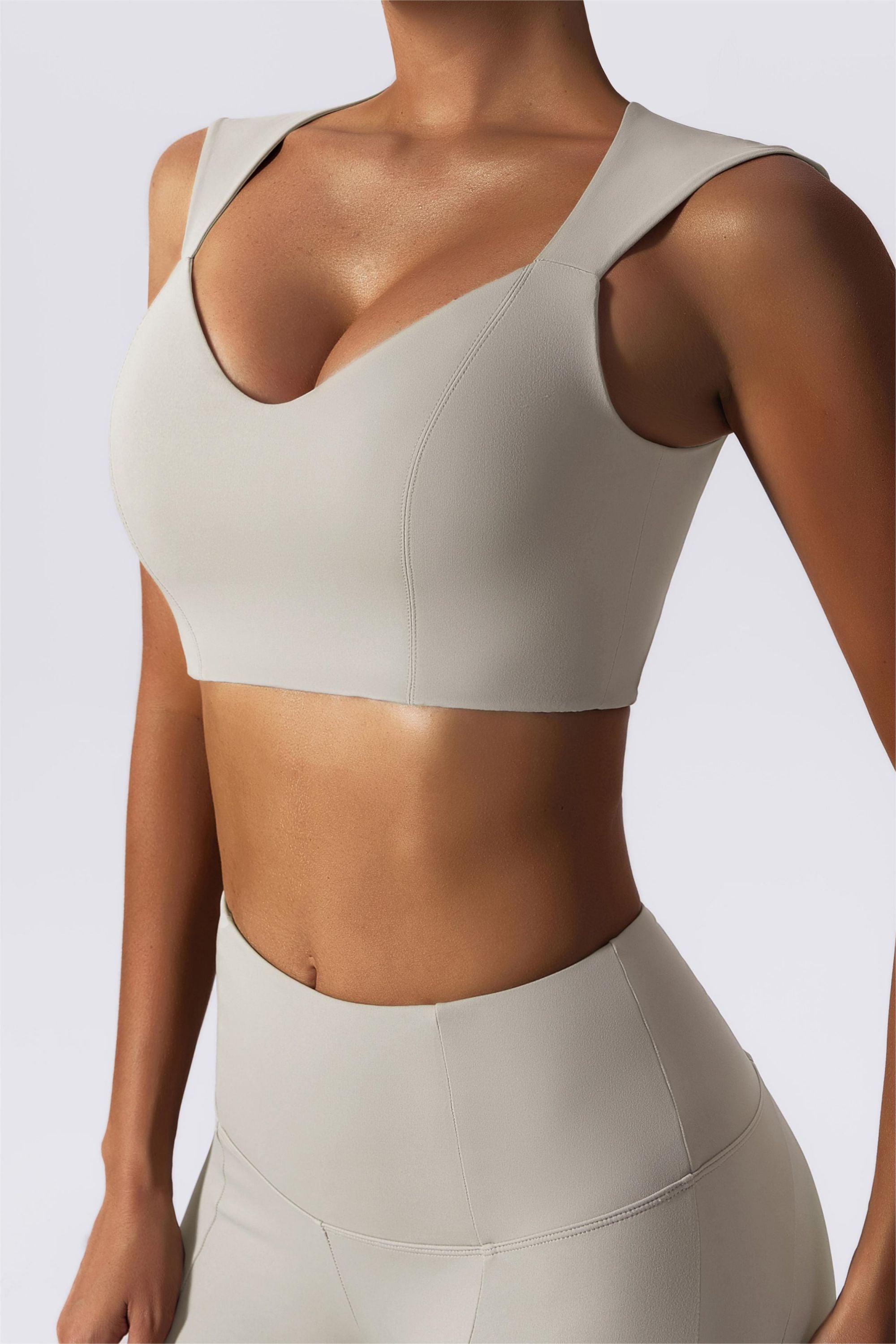 Joint Straps Sports Crop Top by bornfocus