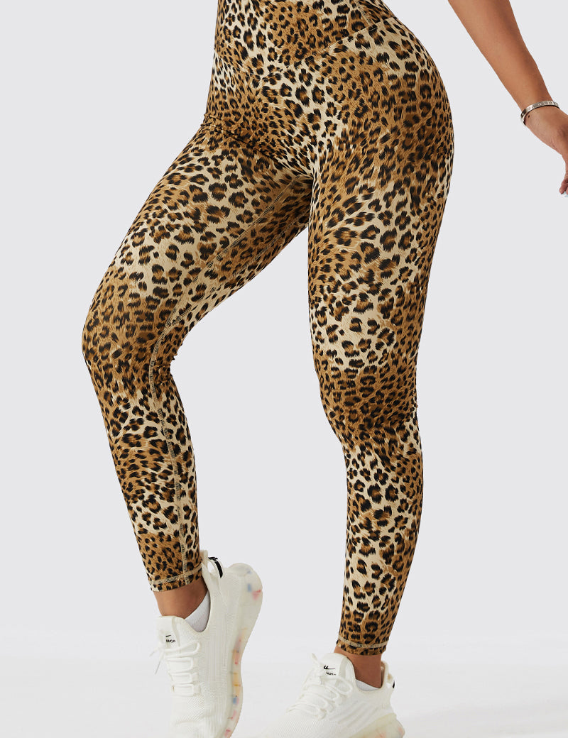 Leopard Seamless Scrunch Leggings by bornfocus