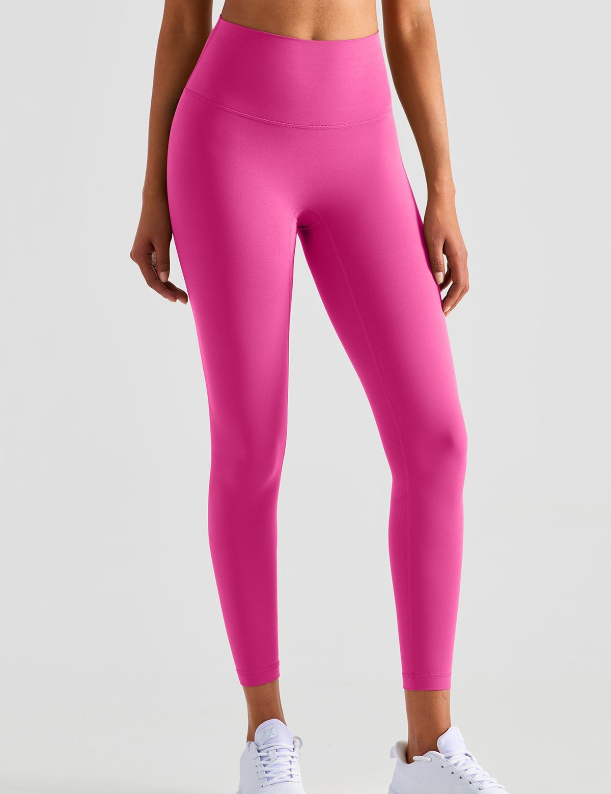 High-Rise No Front Seam Leggings by bornfocus